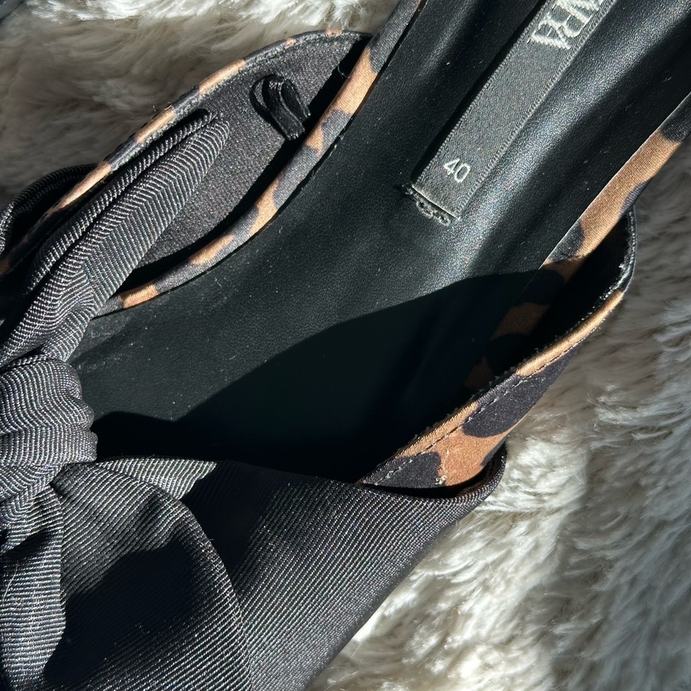 Zara leopard flats - Picture 3 of 4